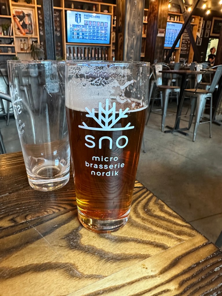 At SNO Microbrasserie Nordic