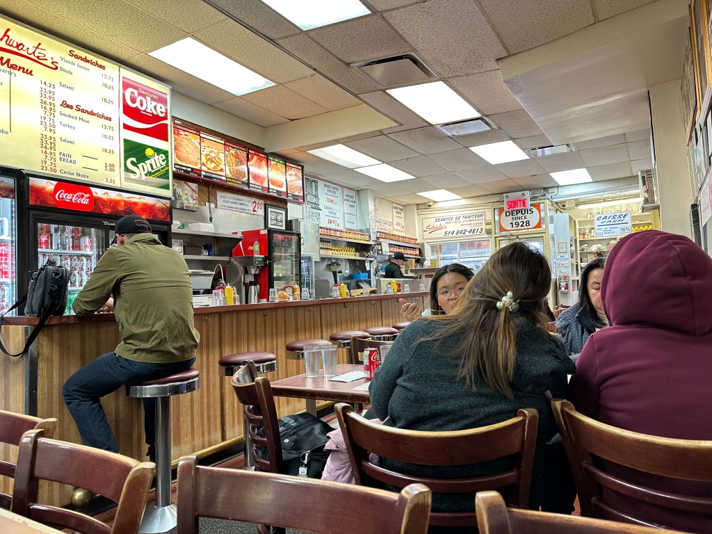 At Schwartz's in Montreal