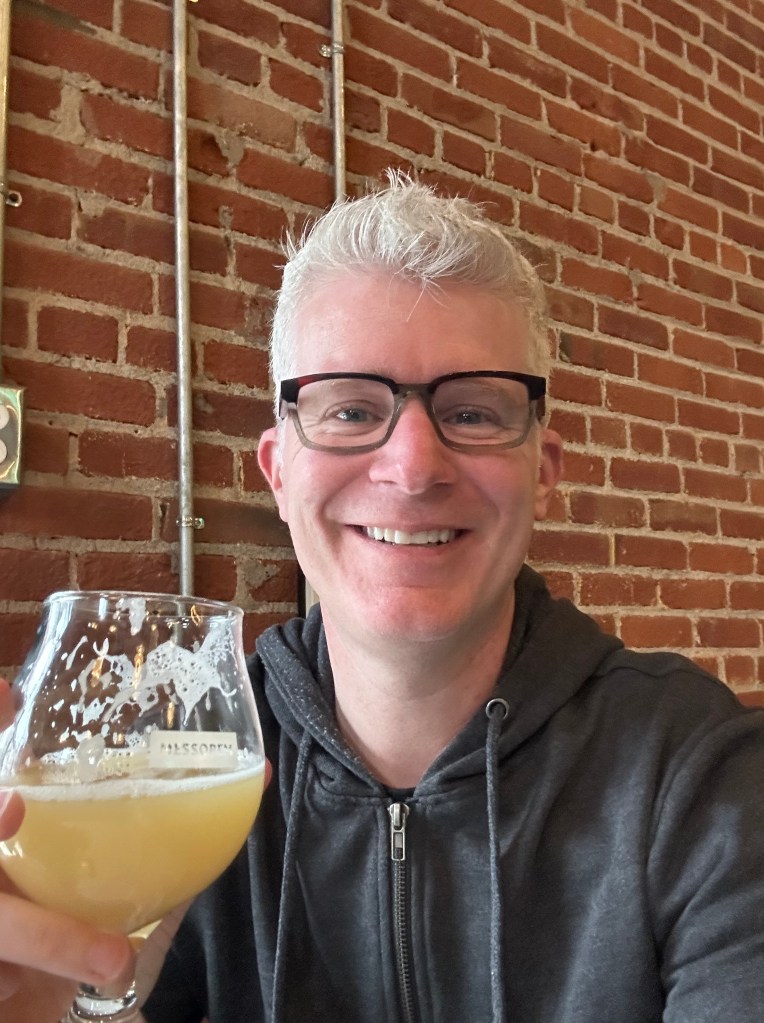 Beer sampling at Messorem in Montreal