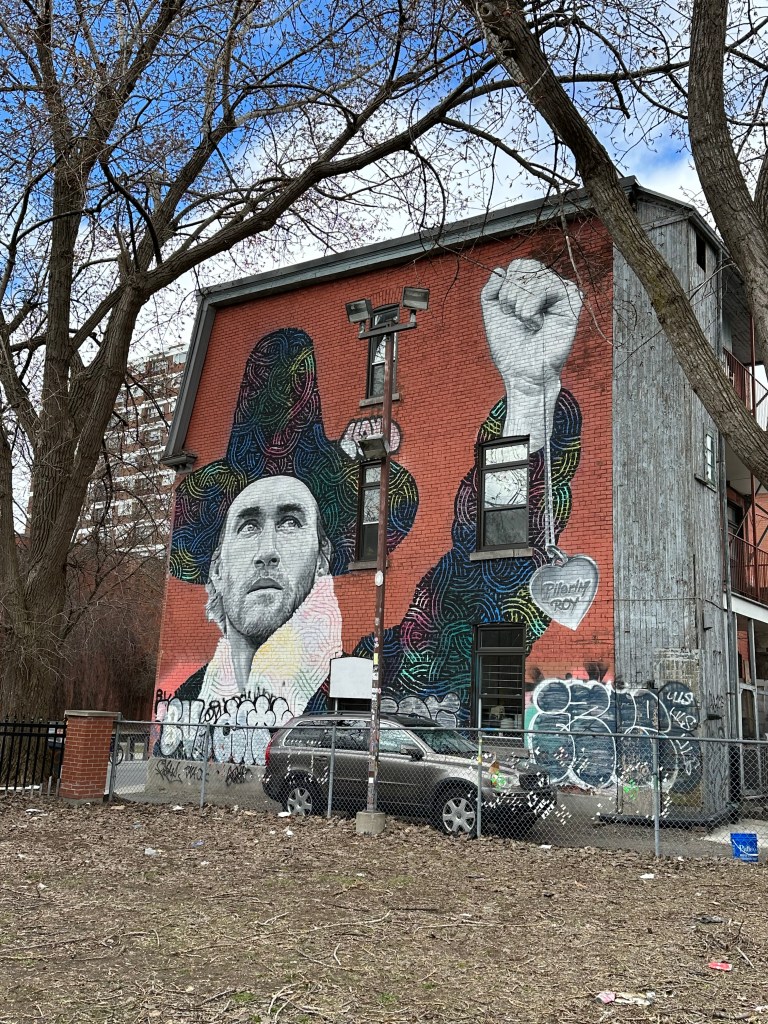 Public art along Saint Laurent Boulevard