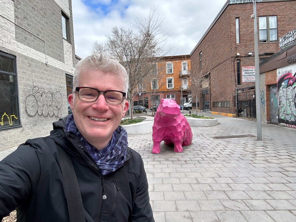 Public art along Saint Laurent Boulevard