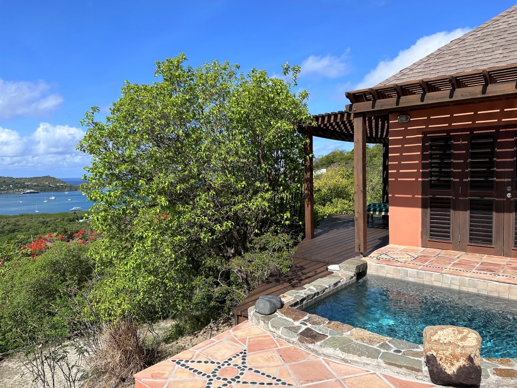 Our cottage above Cobbs Cross, Antigua