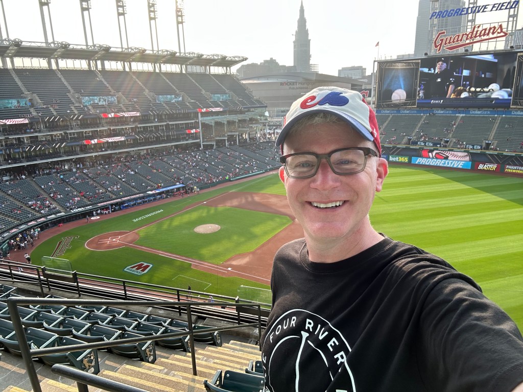 At Cleveland Guardians game