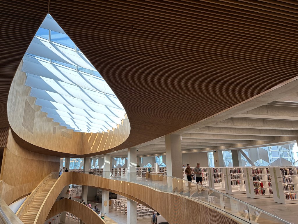 At the Central Library in Calgary