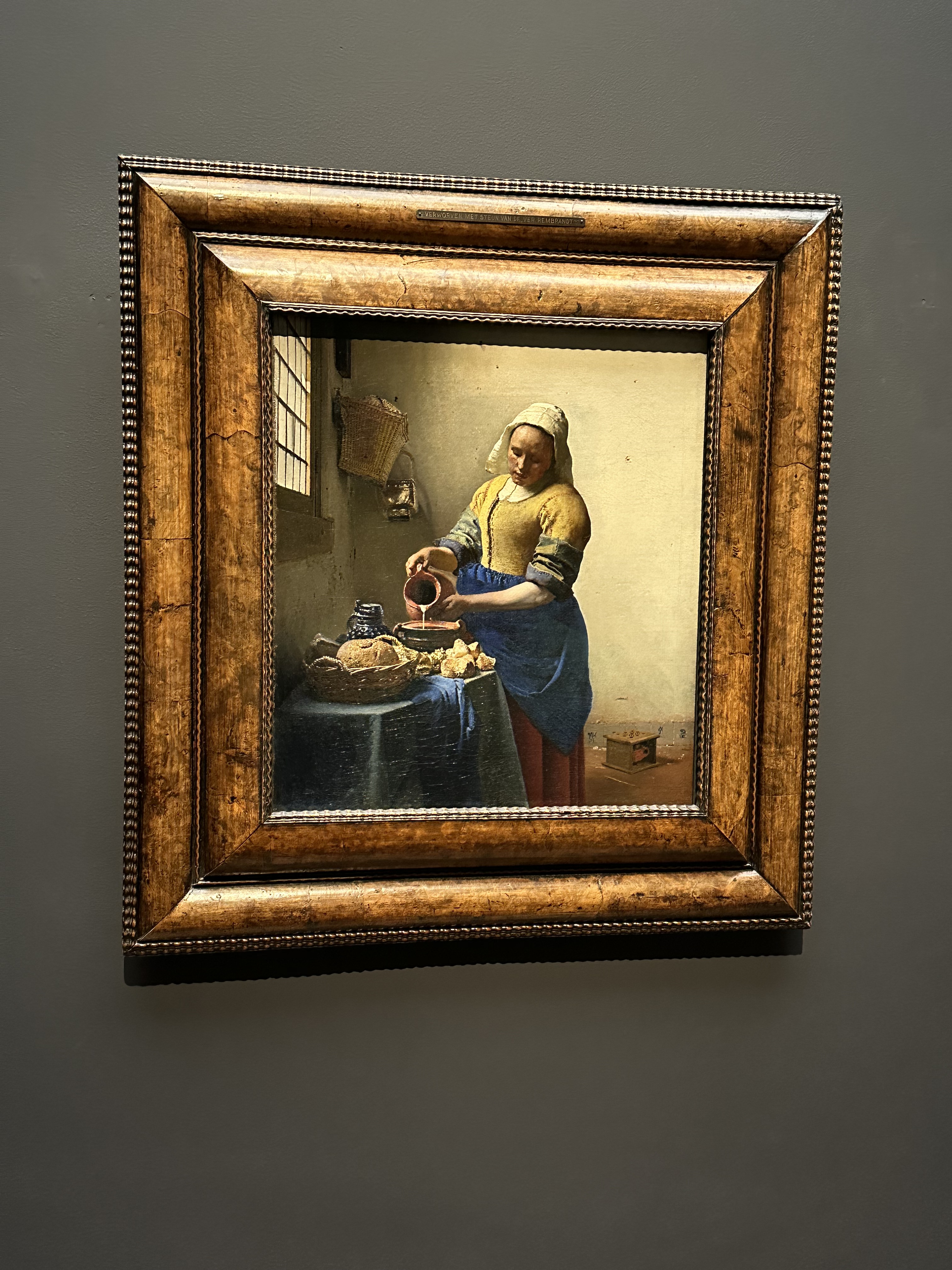 Vermeer's "The Milkmaid"