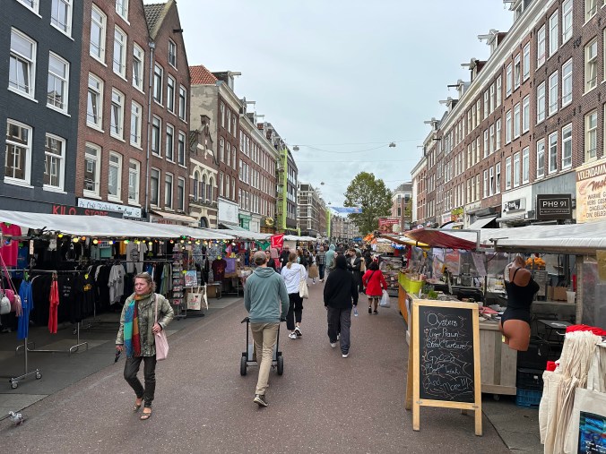 Albert Cuyp Market in Amsterdam