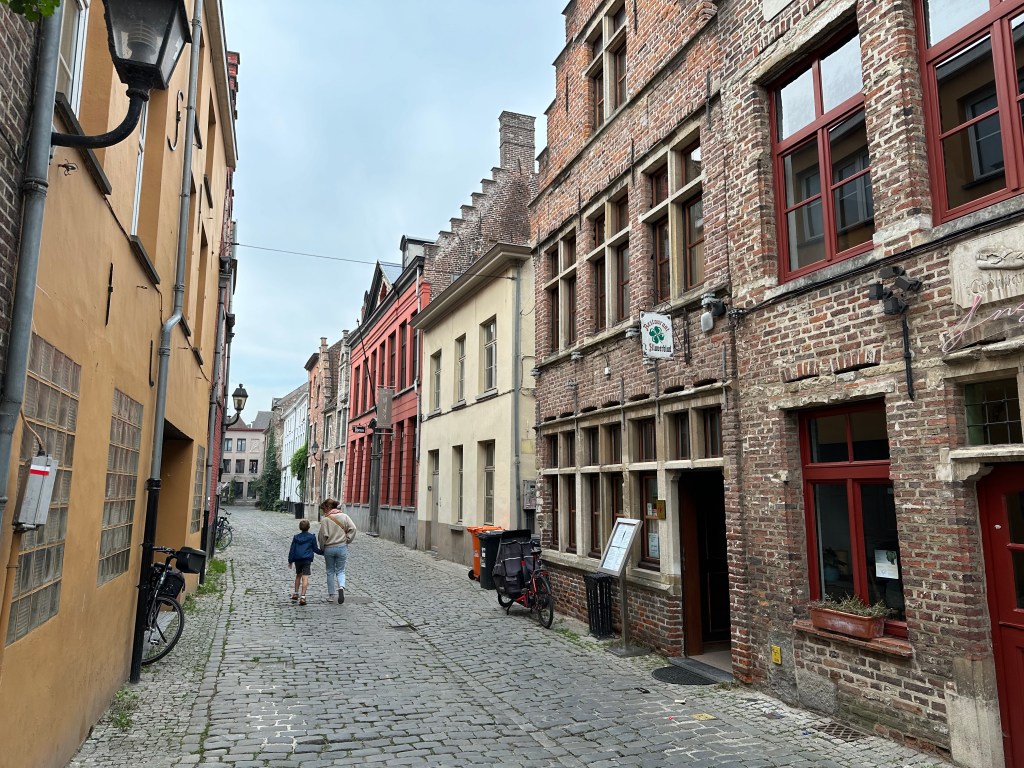 Patershol neighbourhood in Ghent