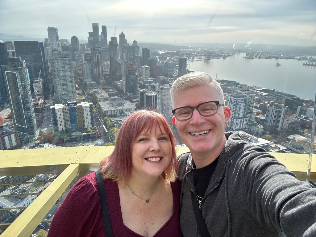 On top of the Seattle Space Needle