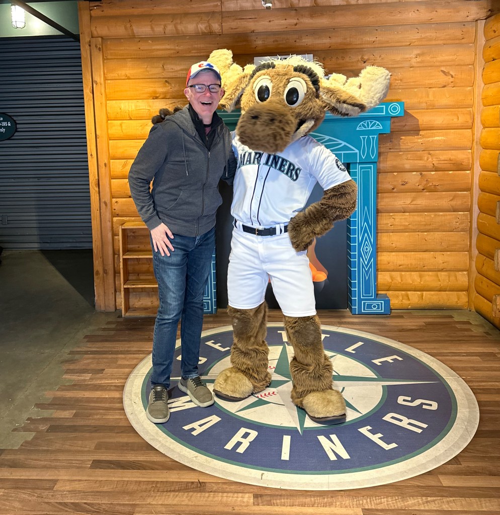 Meeting Mariner Moose in Seattle
