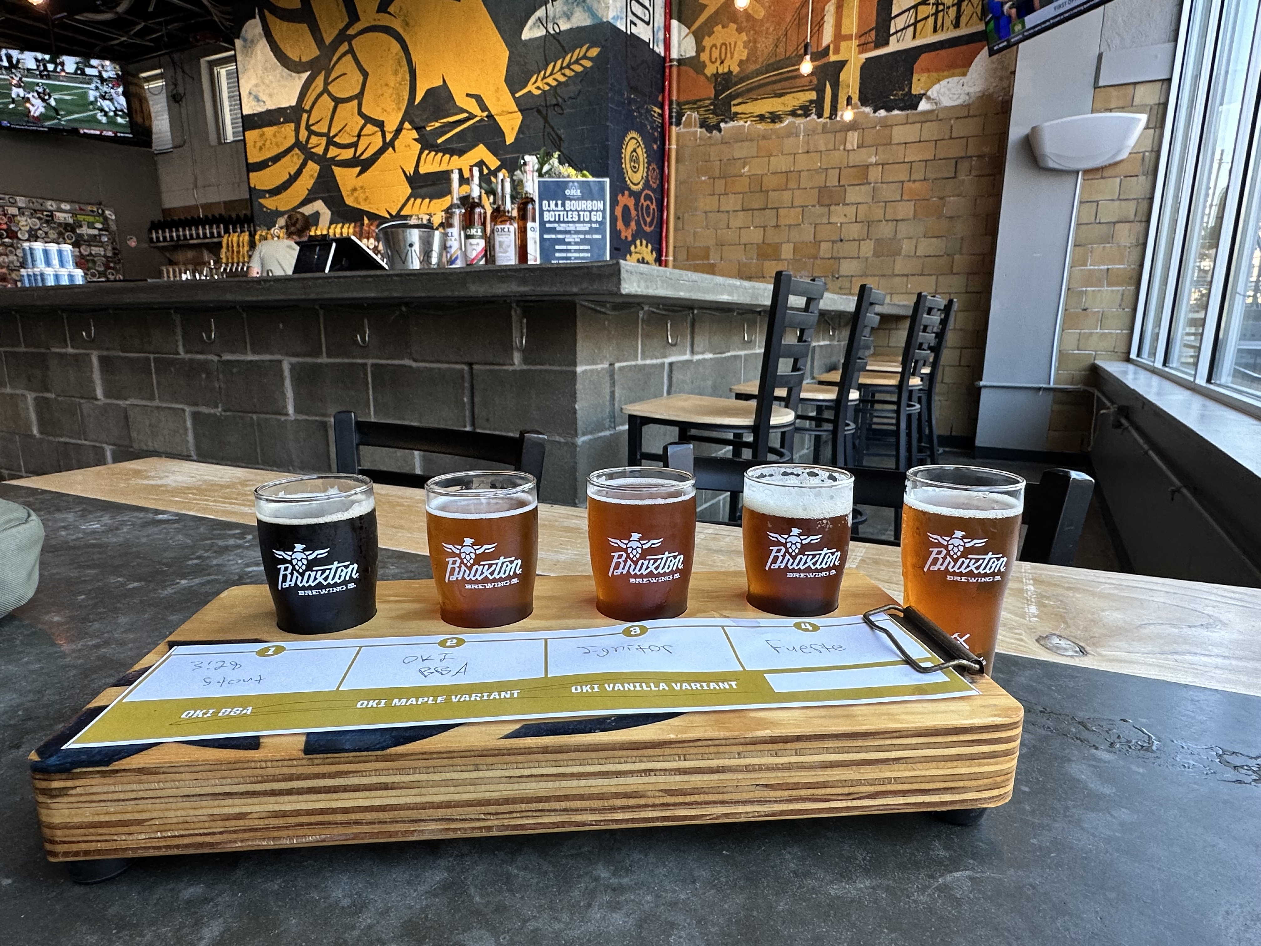 Beer tasting in Covington, KY