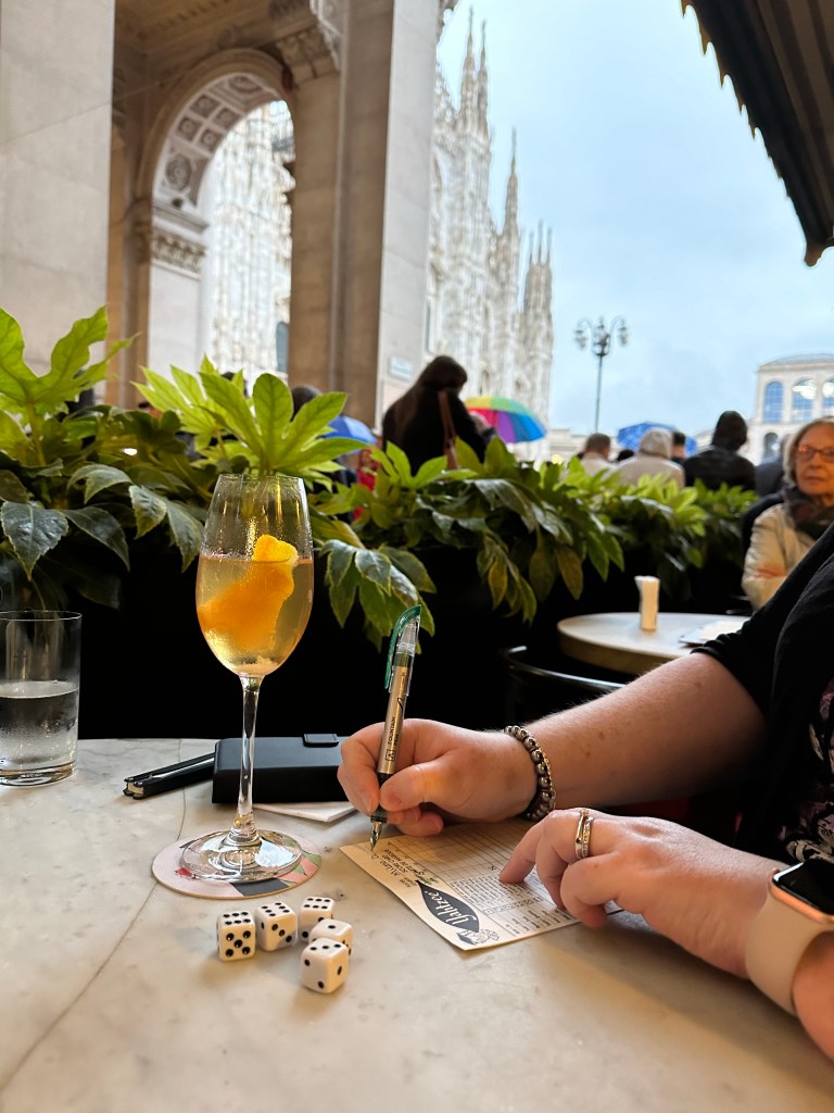 Playing Yahtzee in Milan