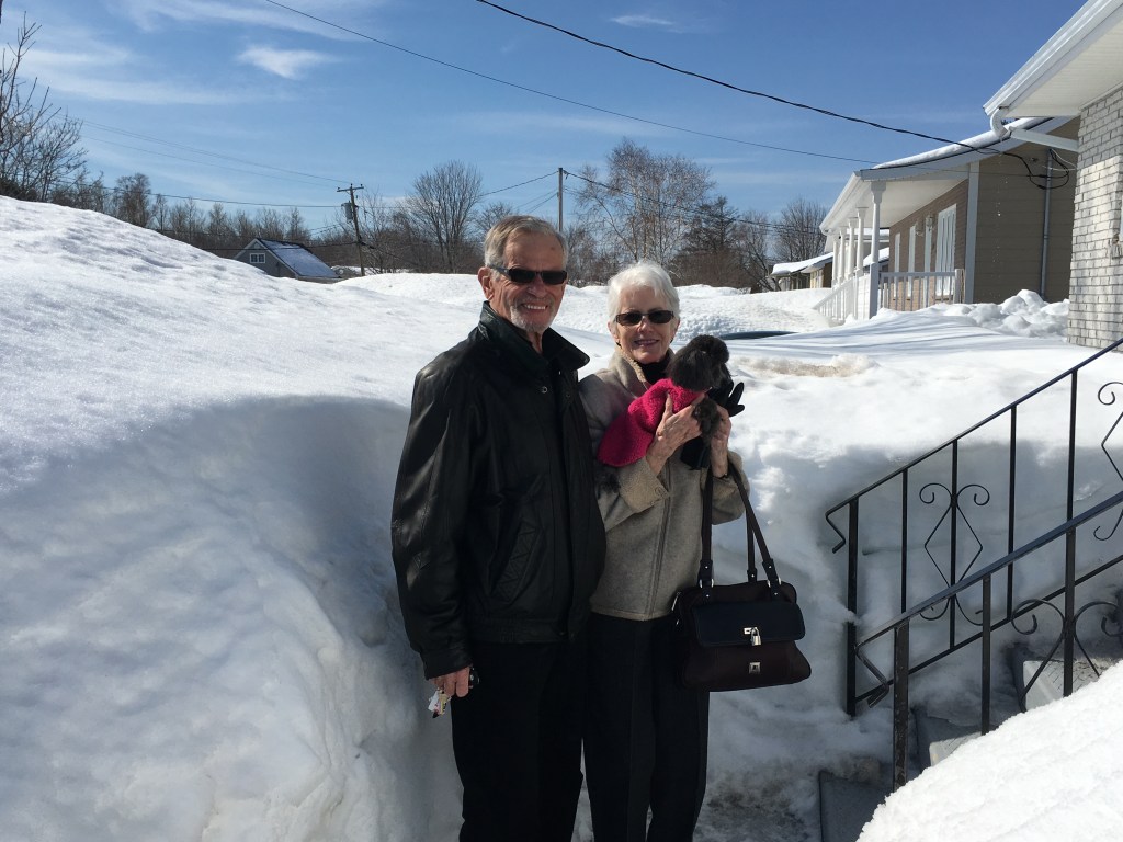 Mom and Dad in Bathurst, NB