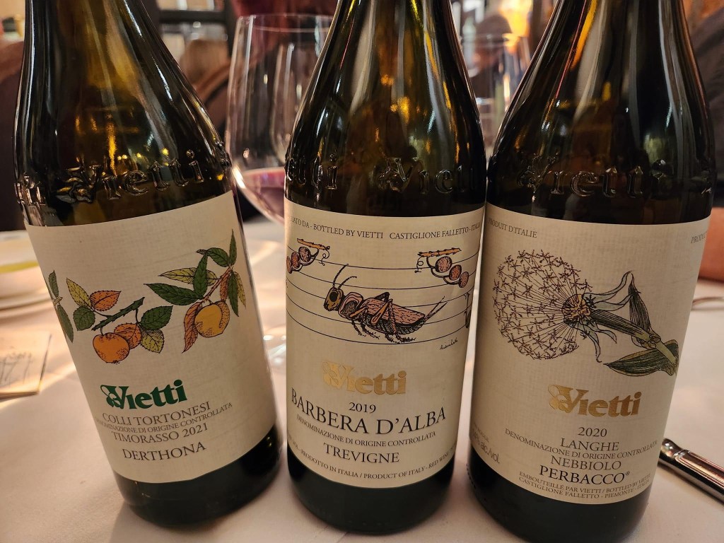 Vietti wine dinner at the Vancouver International Wine Festival