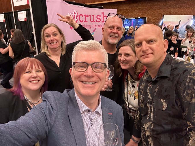 At the Vancouver International Wine Festival