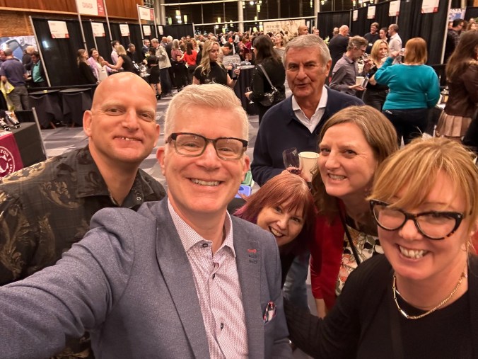 At the Vancouver International Wine Festival