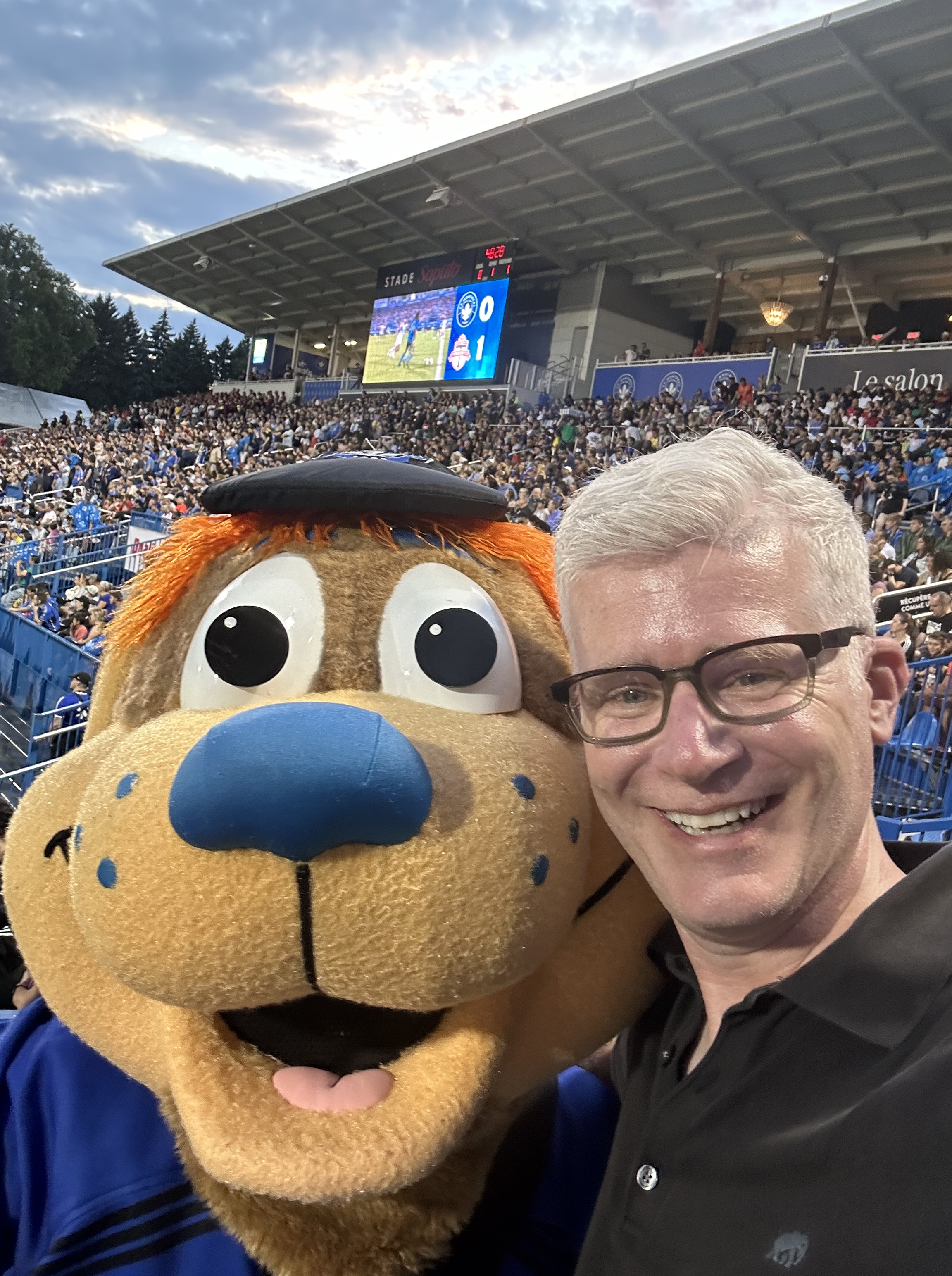 At a CF Montreal match