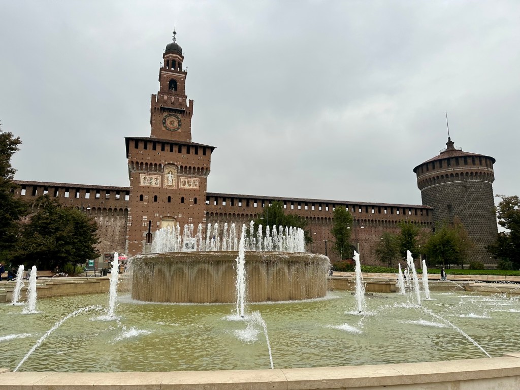 Sforzesco Castle in Milan