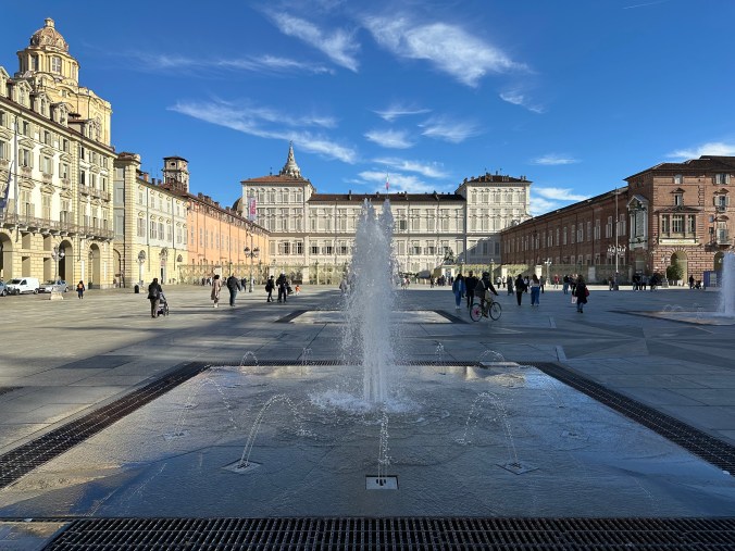 Piazza Castello in Turin, Italy