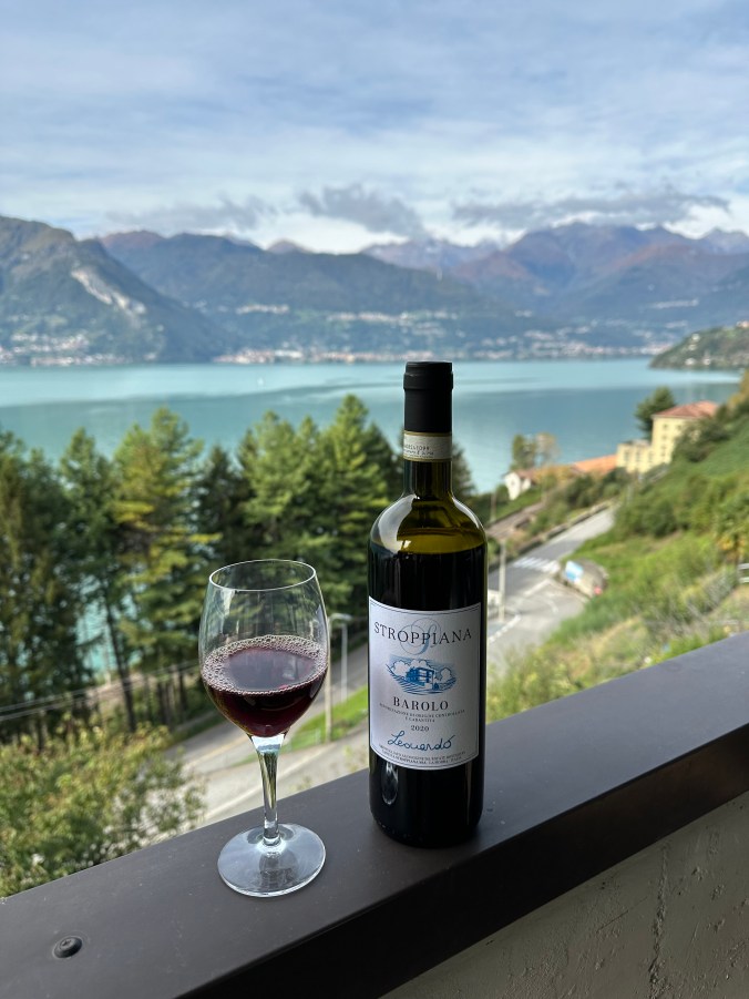 Overlooking Lake Como