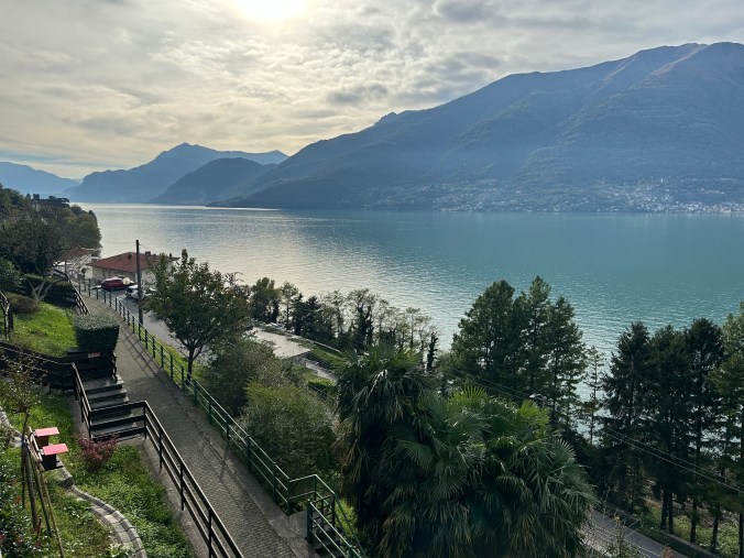 Overlooking Lake Como