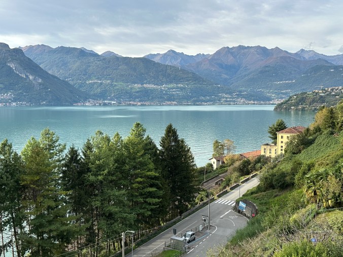 Overlooking Lake Como