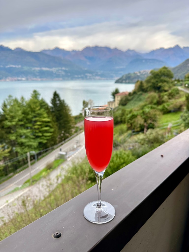 Wine with a view in Dorio, Italy