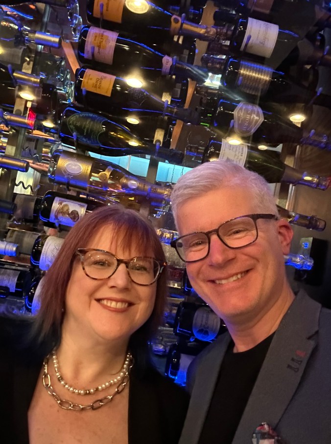 Us out for a fancy dinner in Atlanta