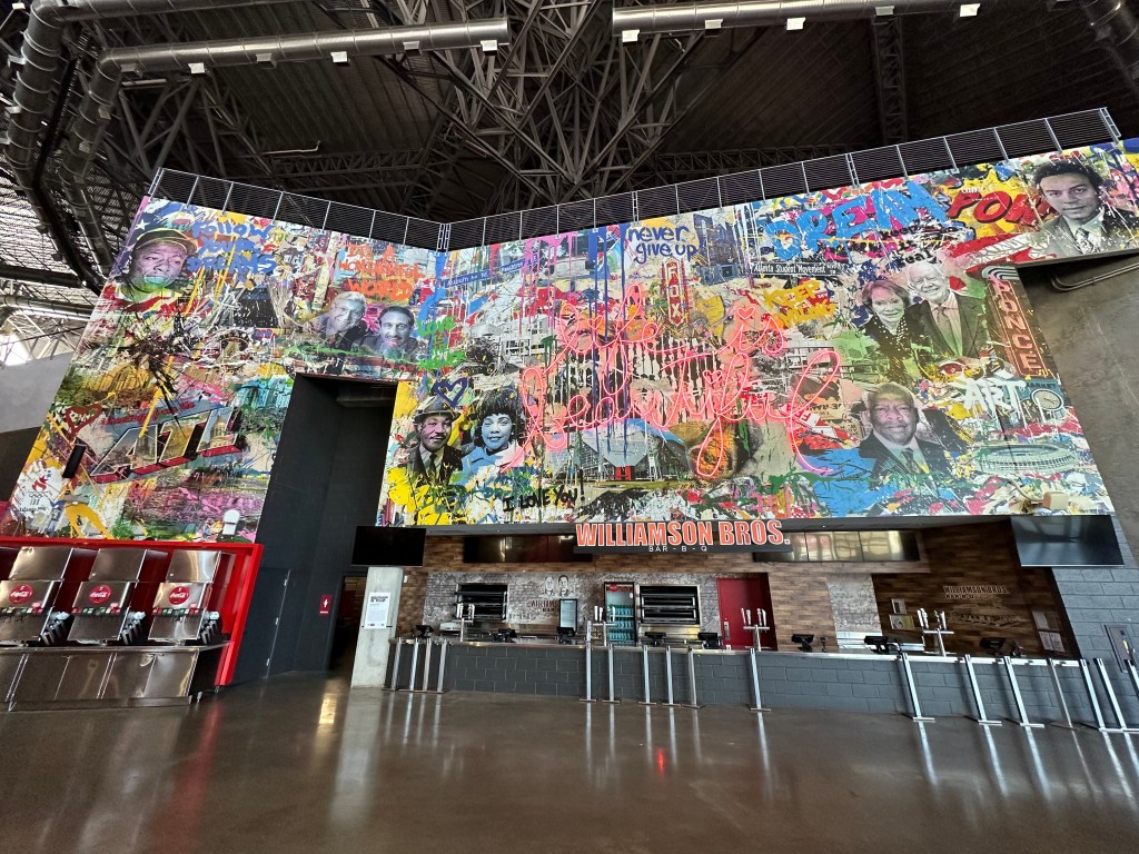 Public art at Mercedes-Benz Stadium