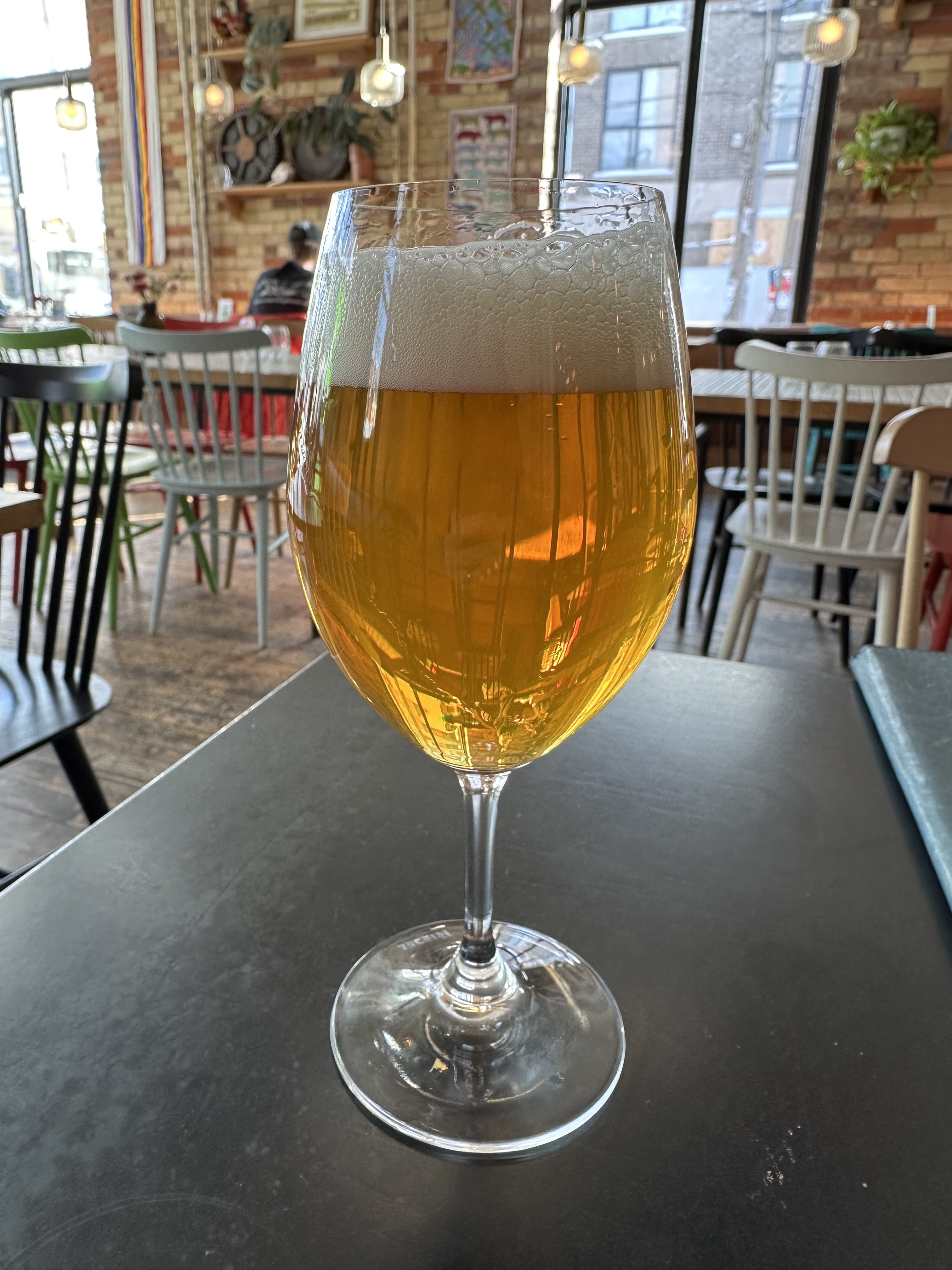 Beer tasting at Bellwoods Brewery in Toronto