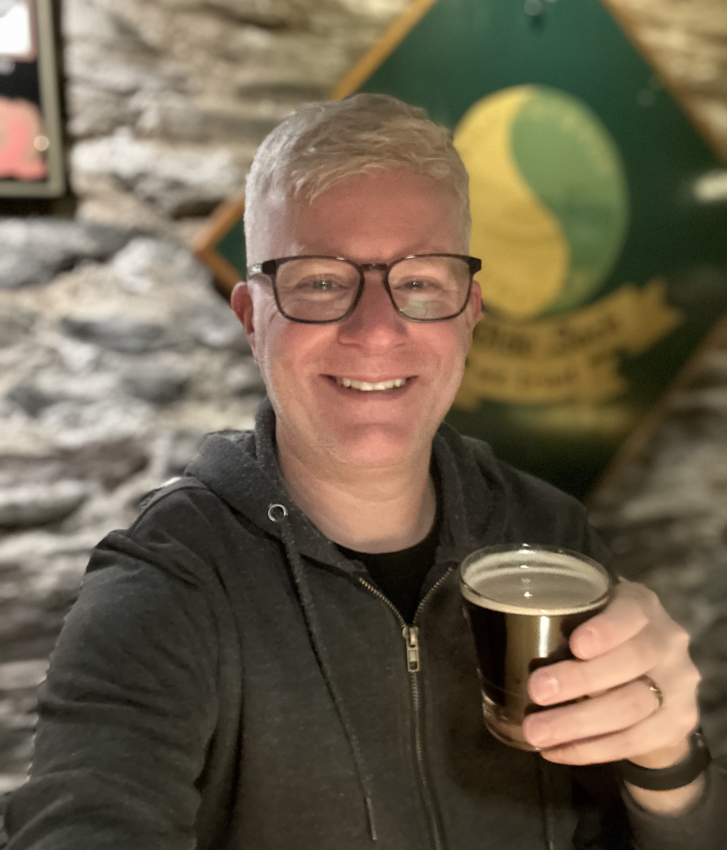 Beer sampling at C'est What? in Toronto