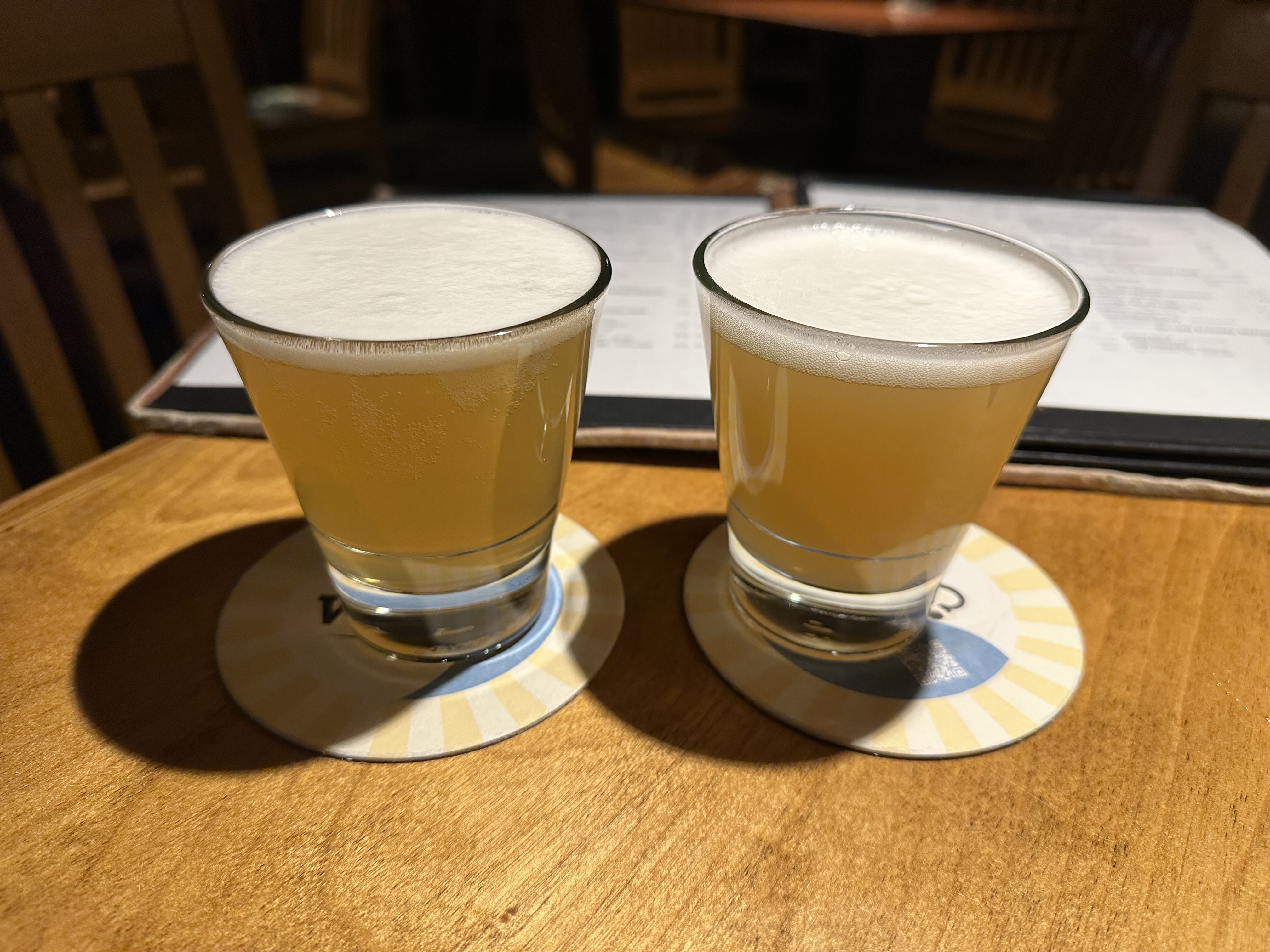 Beer sampling at C'est What? in Toronto