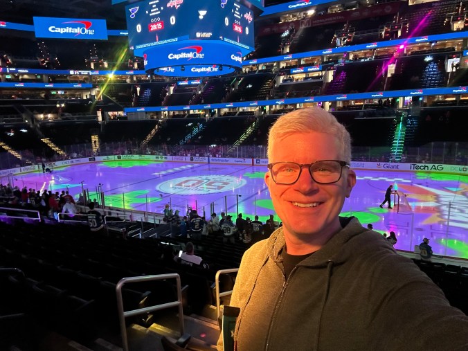 Capitals-Blues hockey game in Washington, DC
