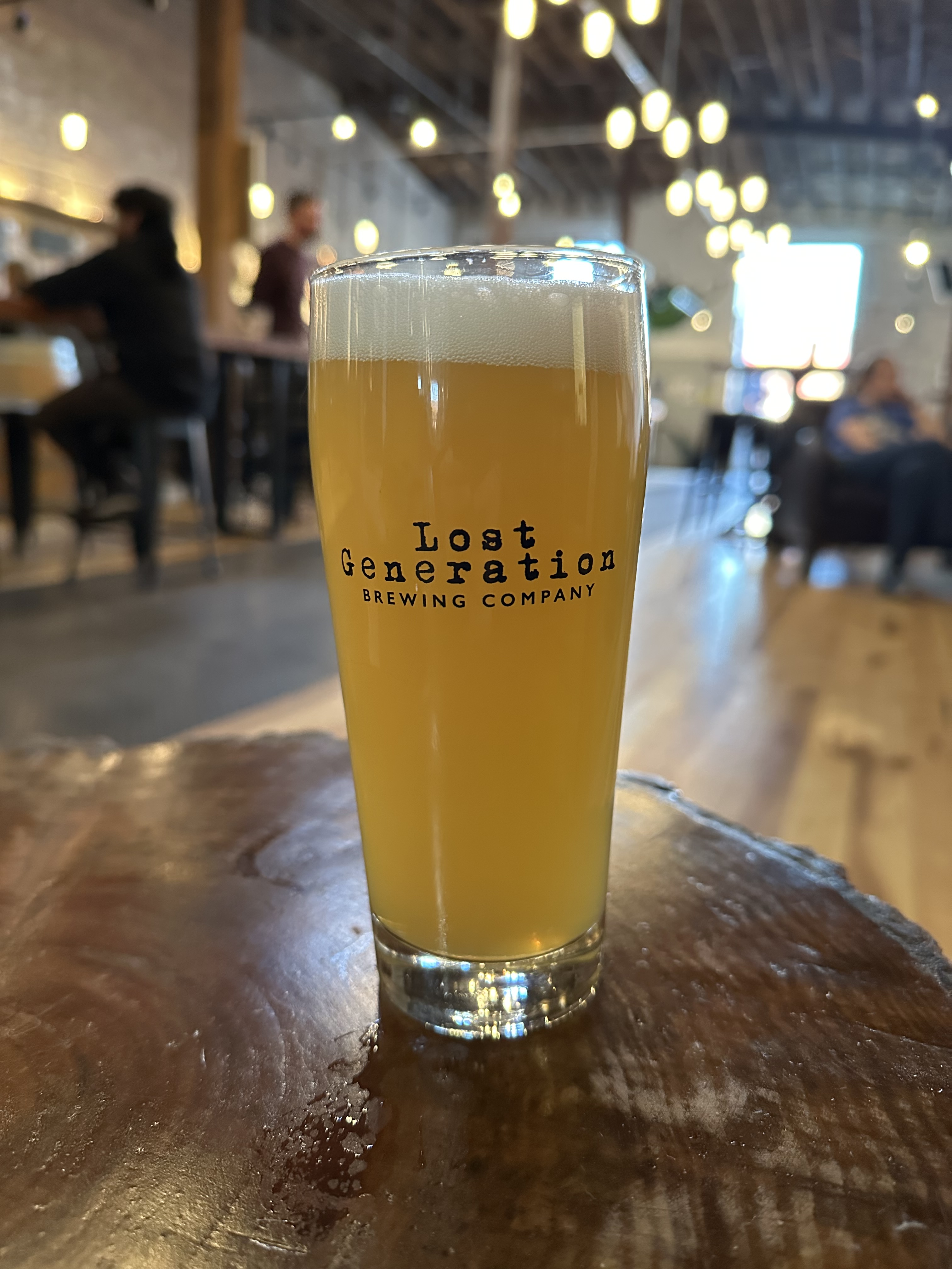 Beer tasting at Lost Generation Brewing Company in DC