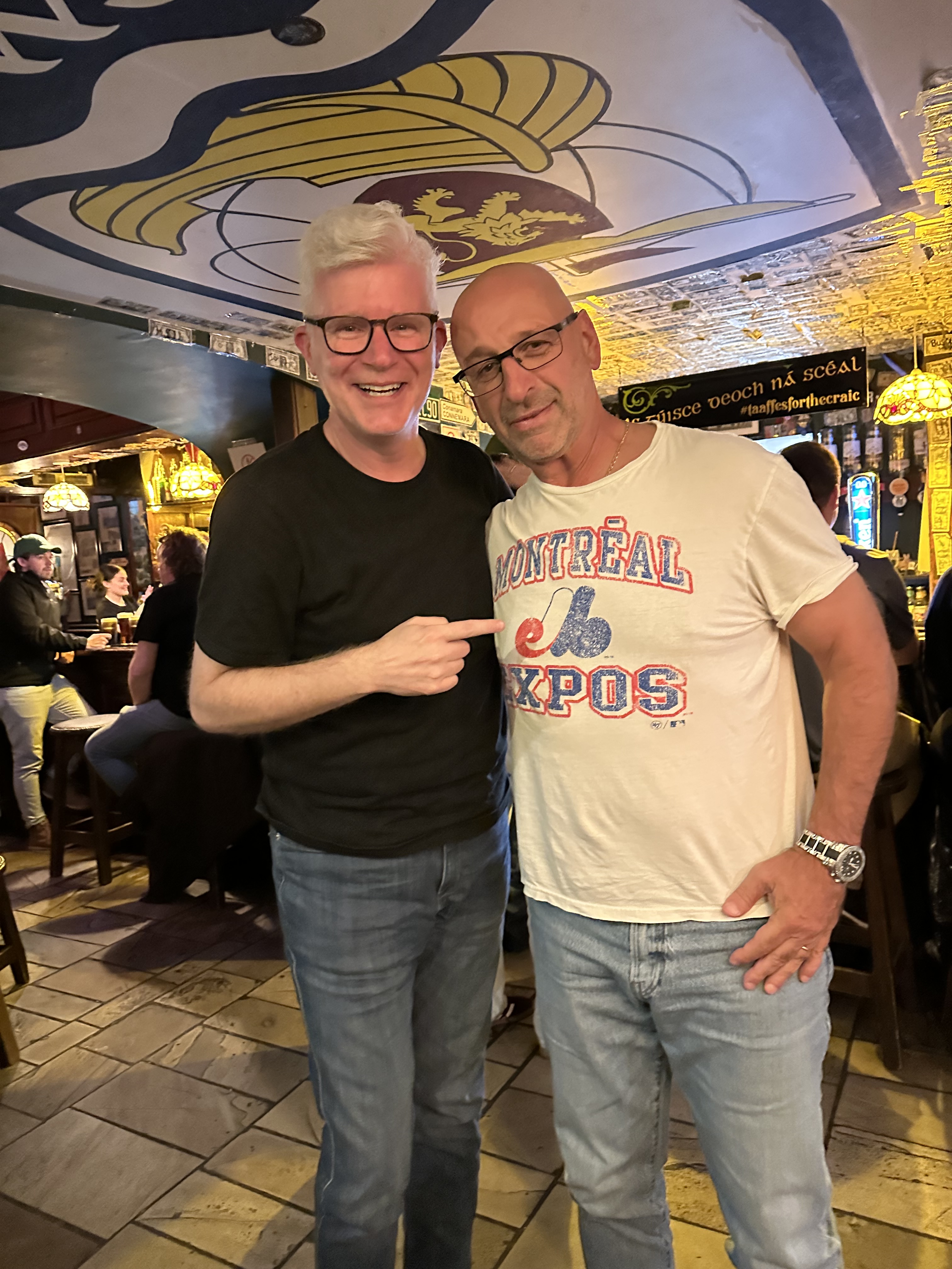 Making a new friend in Galway, Ireland