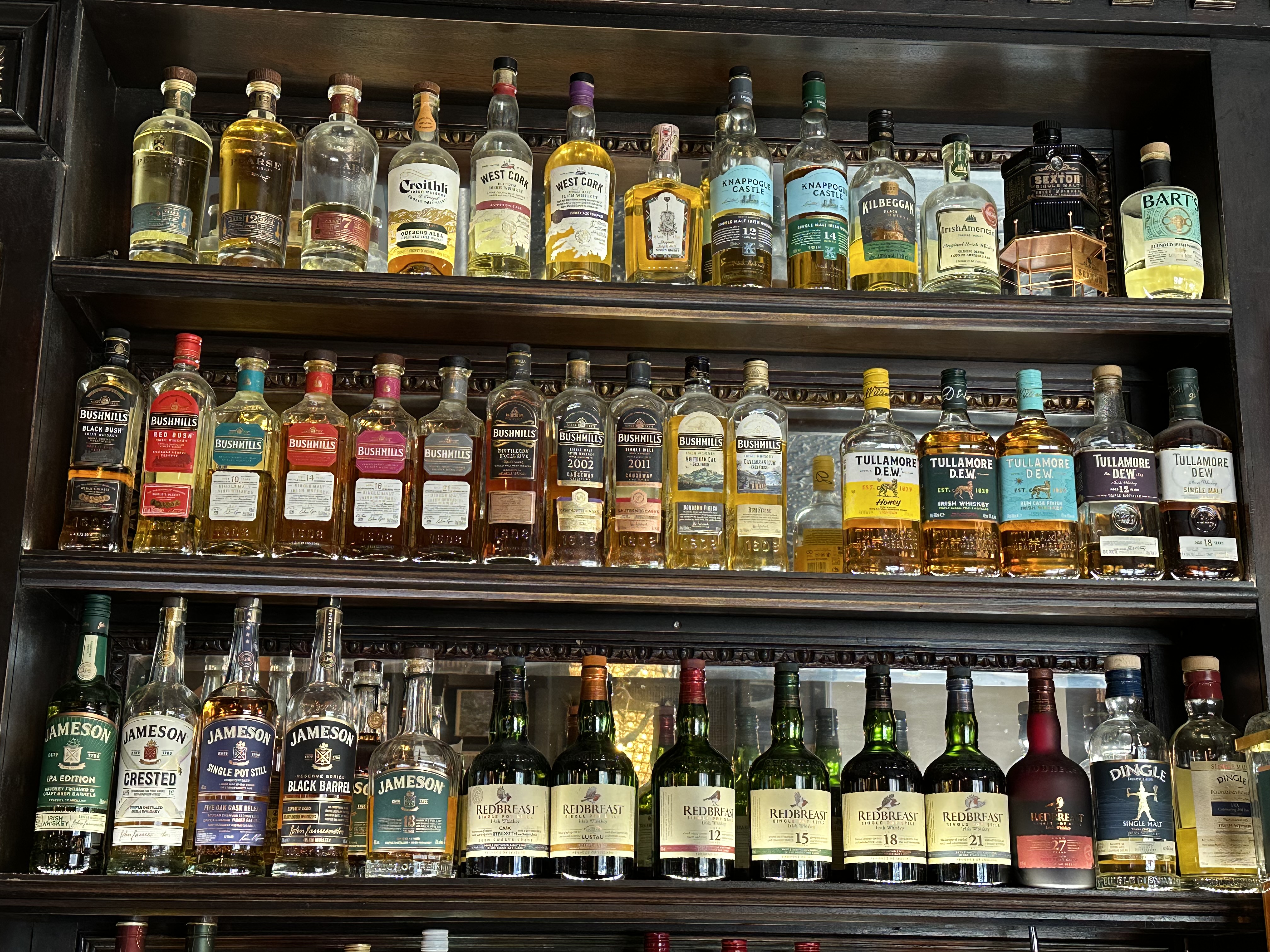 Whiskey tasting in Dublin, Ireland