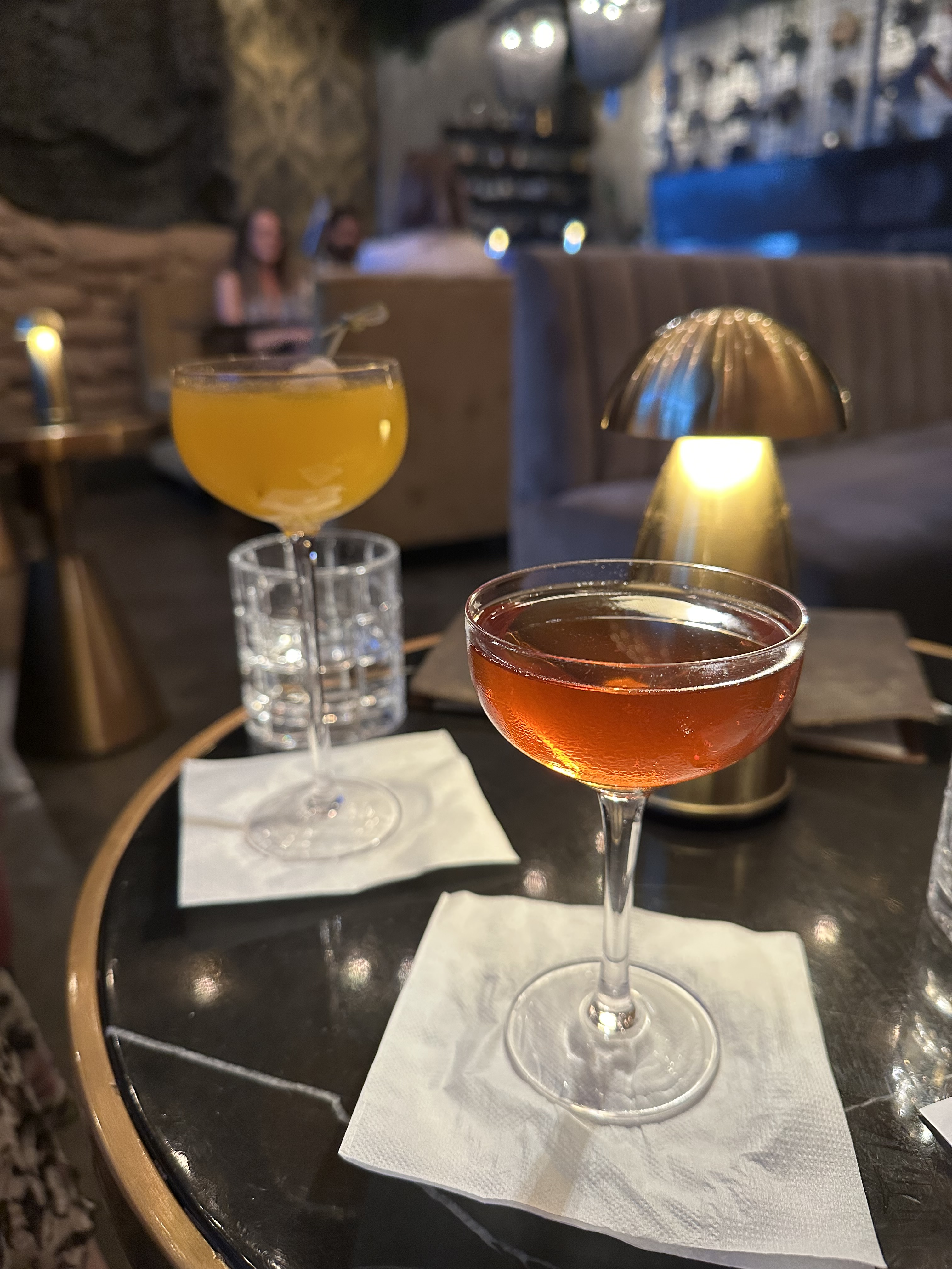 Cocktails at Shelter in Calgary, AB