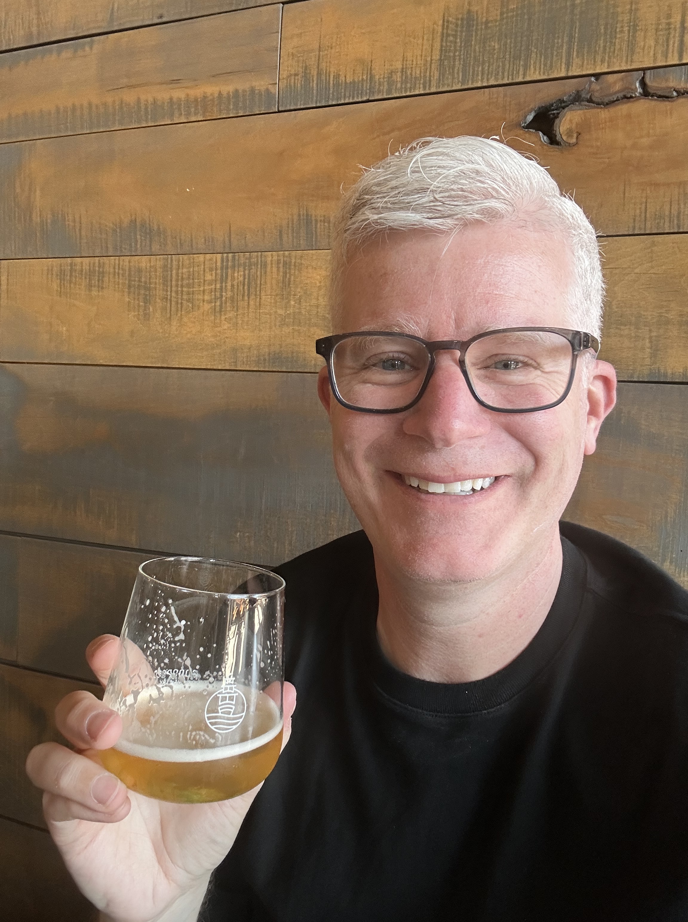 Beer tasting at Godspeed Brewery in Toronto, ON