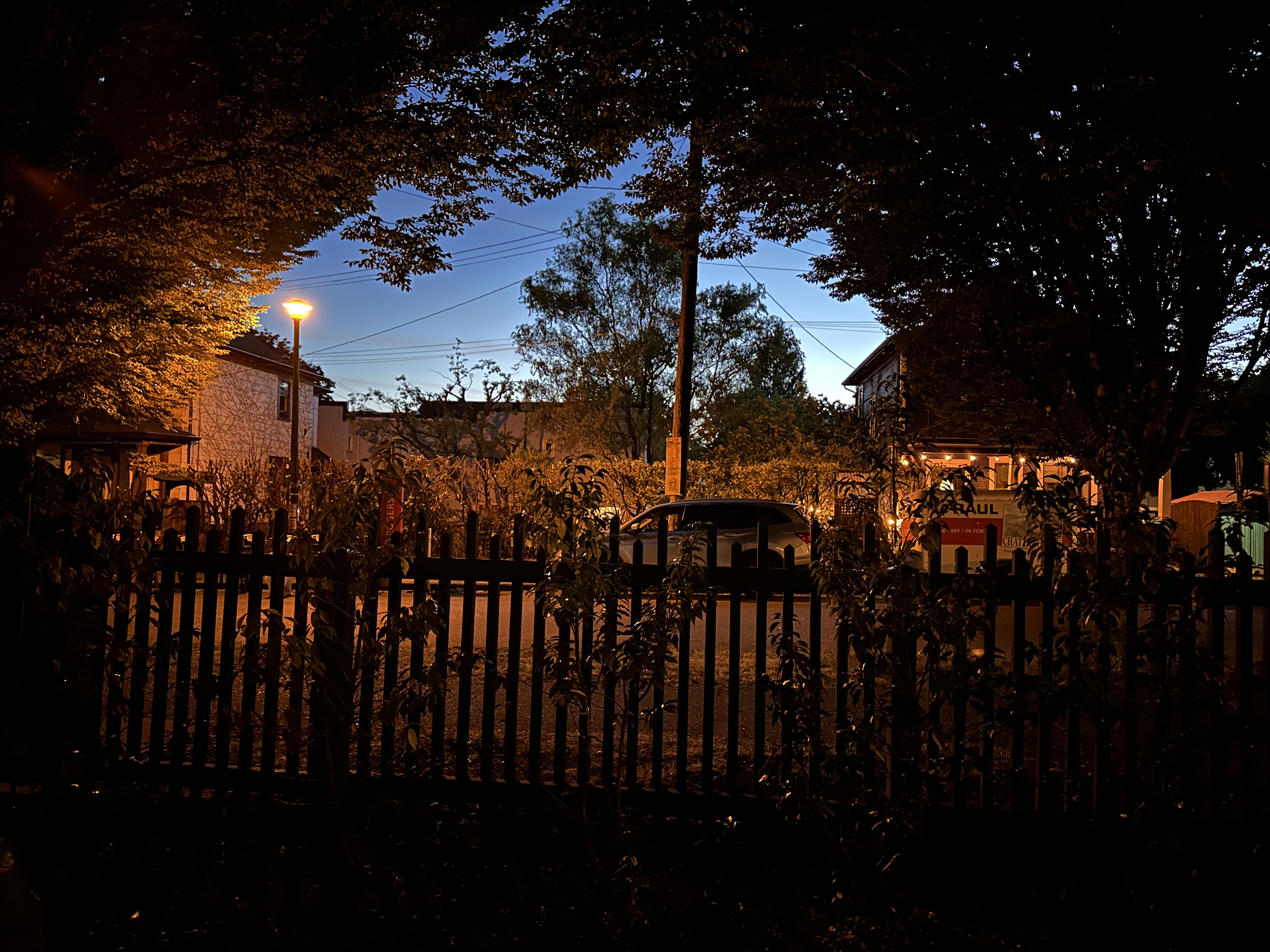 Sitting on my front porch in Vancouver, BC