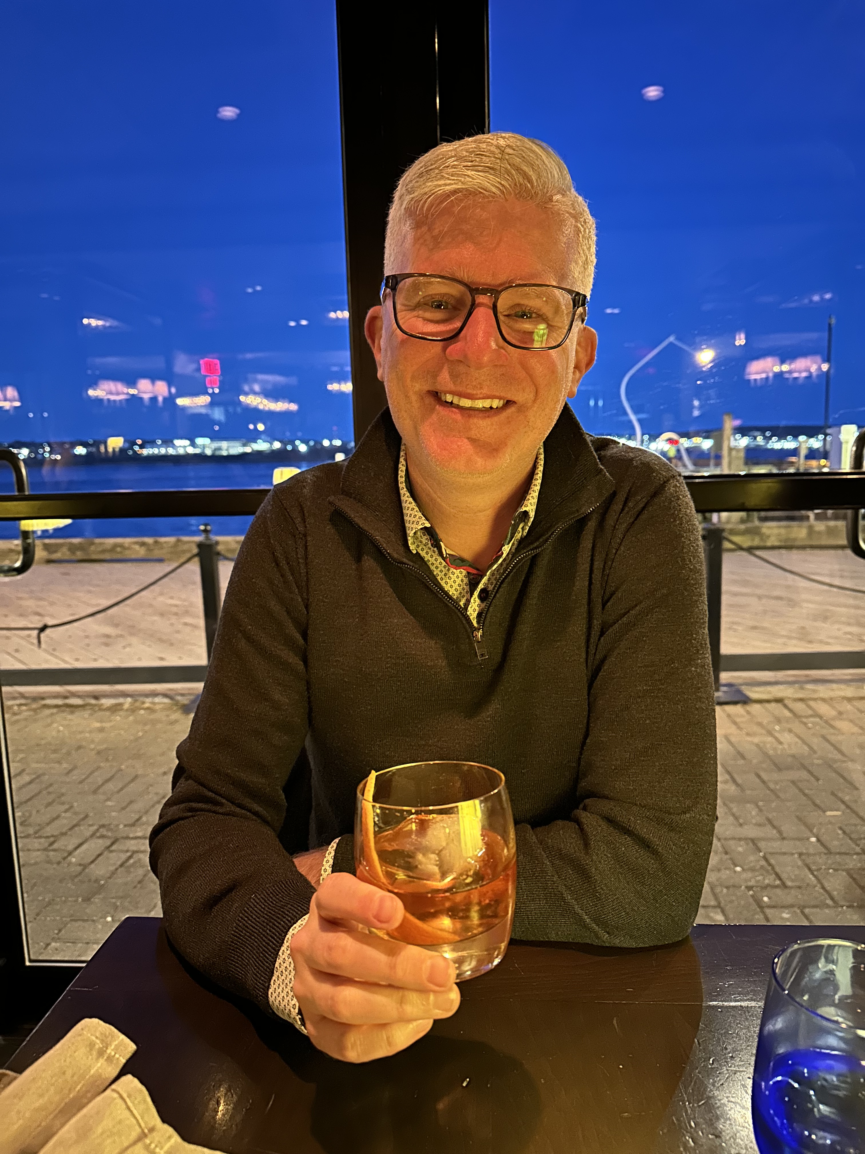 After dinner cocktail at Bicycle Thief in Halifax, NS