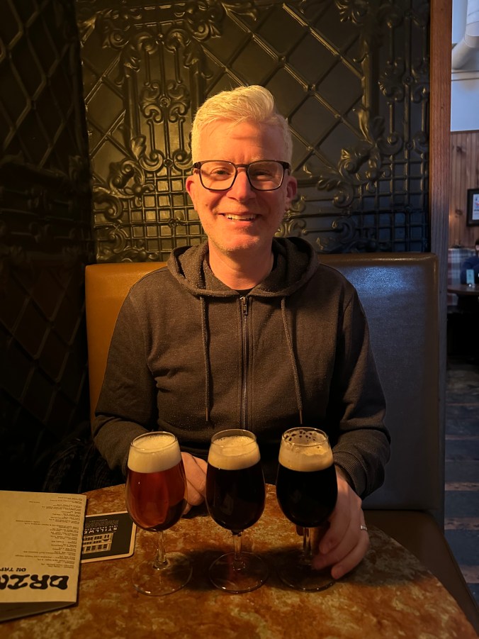 Beer tasting at Stillwell Freehouse in Halifax, NS