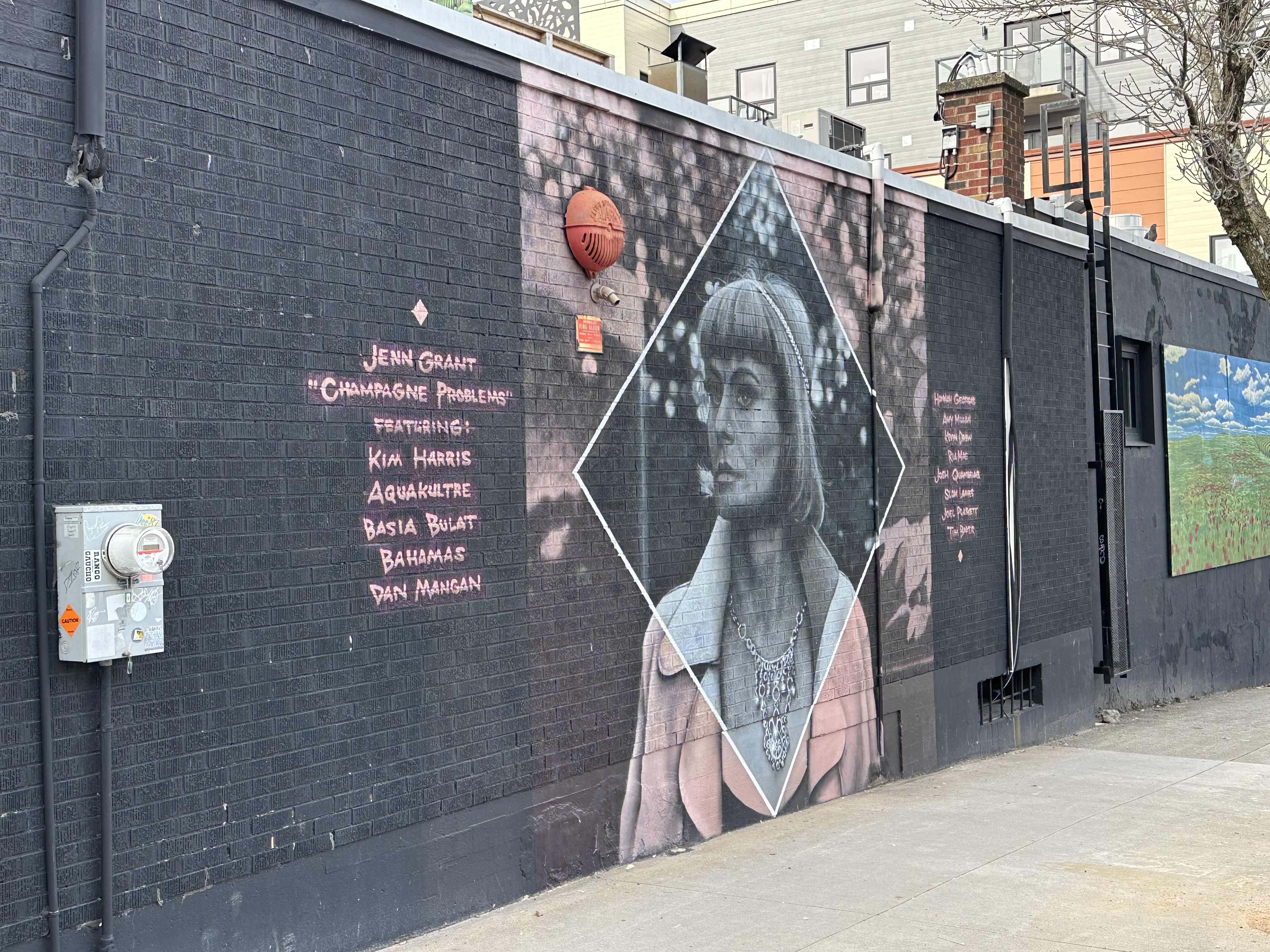 Mural art in the north end of Halifax, NS