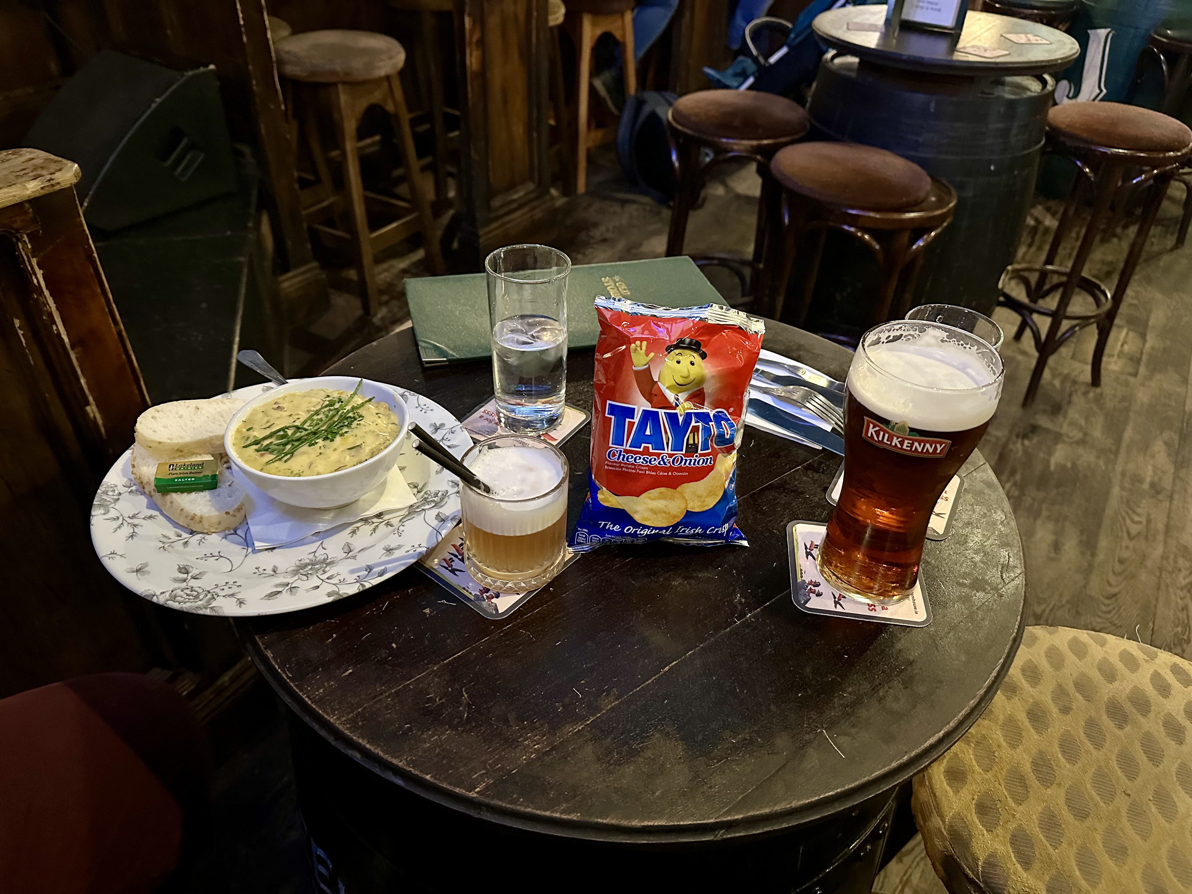 Traditional Irish pub snacks