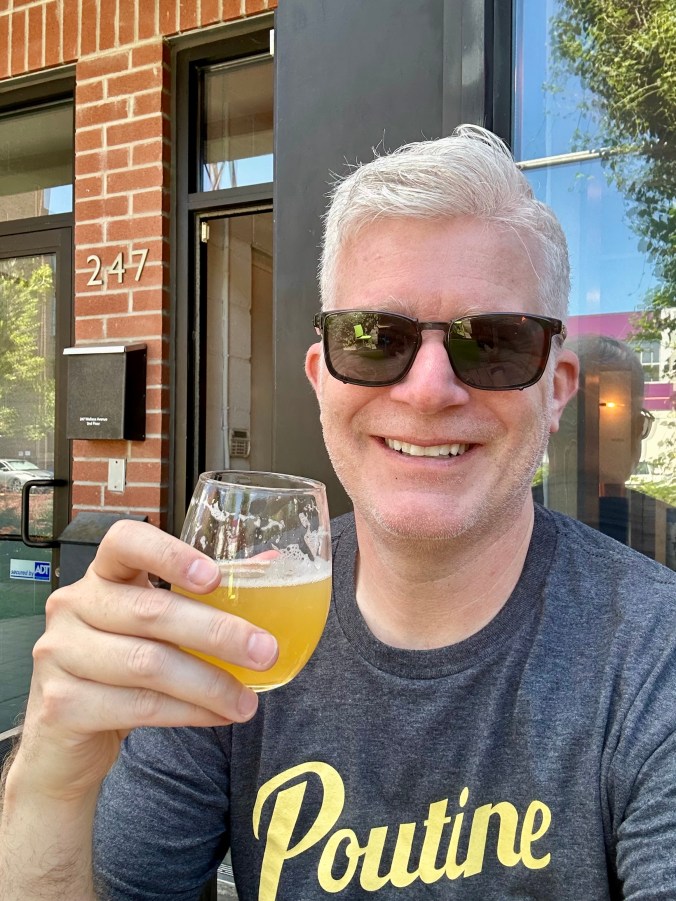 Beer tasting at Halo Brewery in Toronto