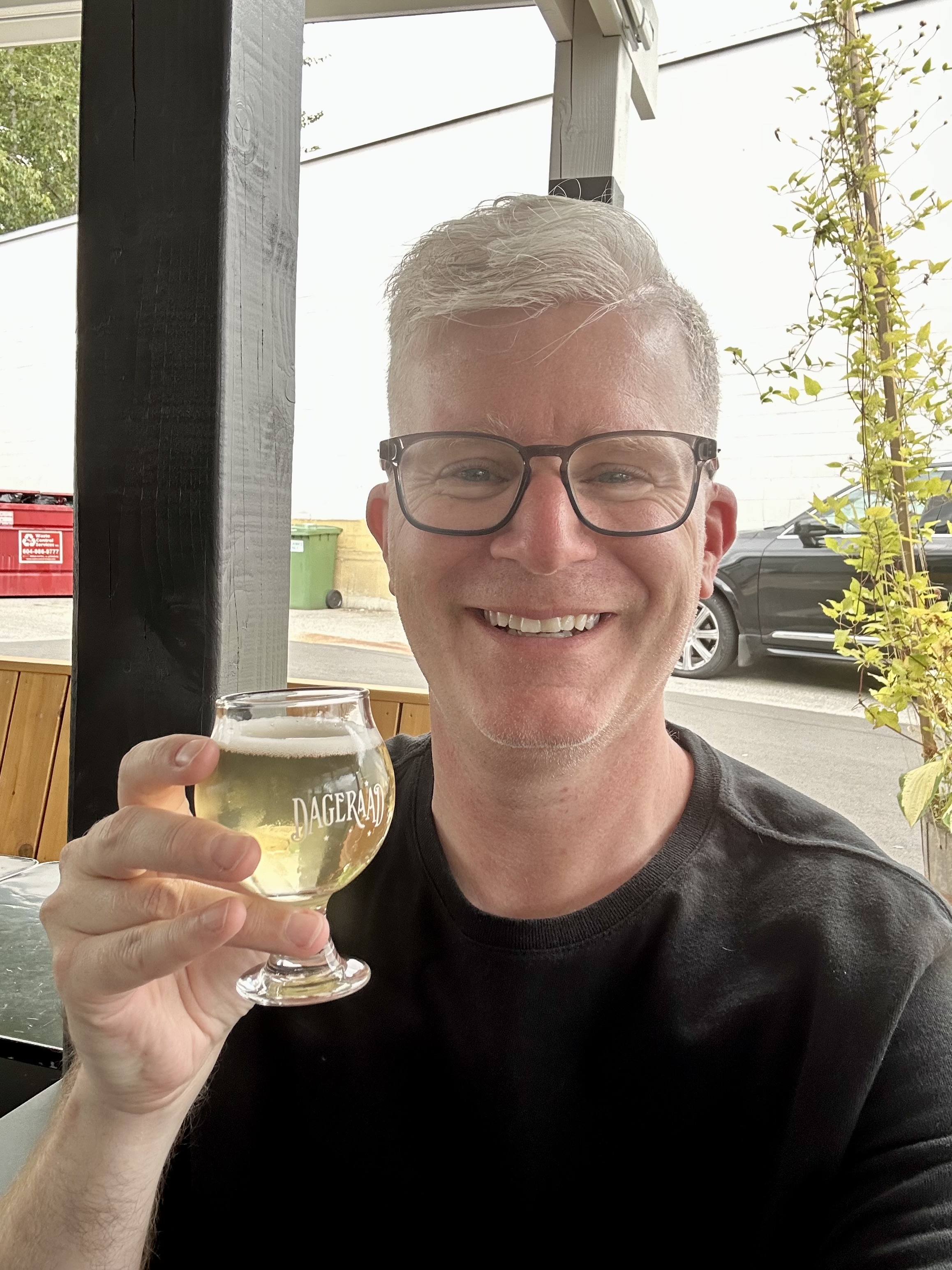 Beer tasting at Dageraad in Burnaby, BC