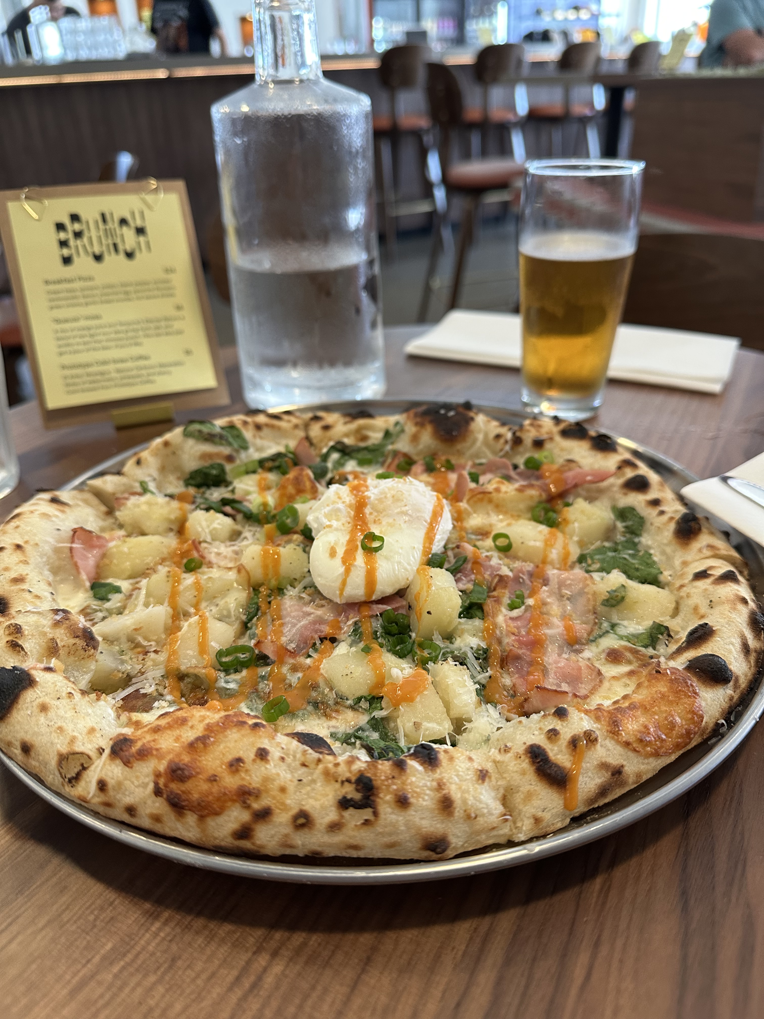 Beer tasting and brunch at Threefold Beer & Pizza in Vancouver
