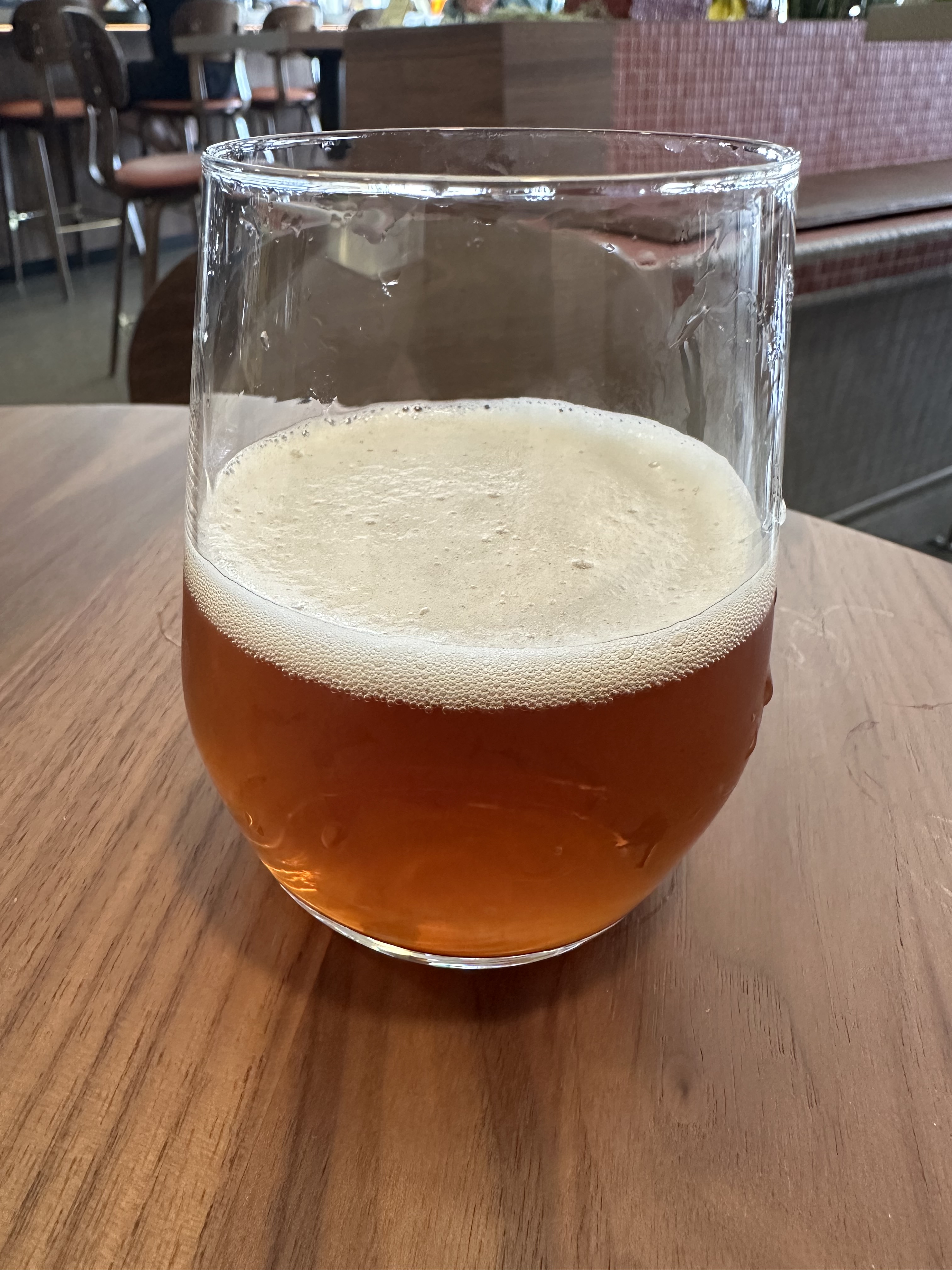 Beer tasting at Threefold Beer & Pizza in Vancouver