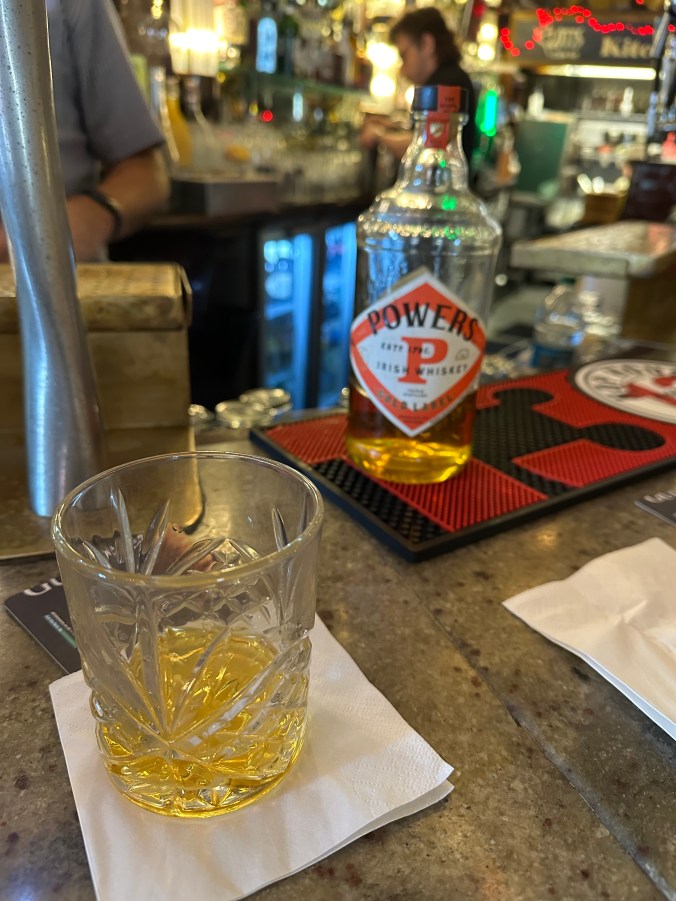 Irish whiskey tasting in Dublin