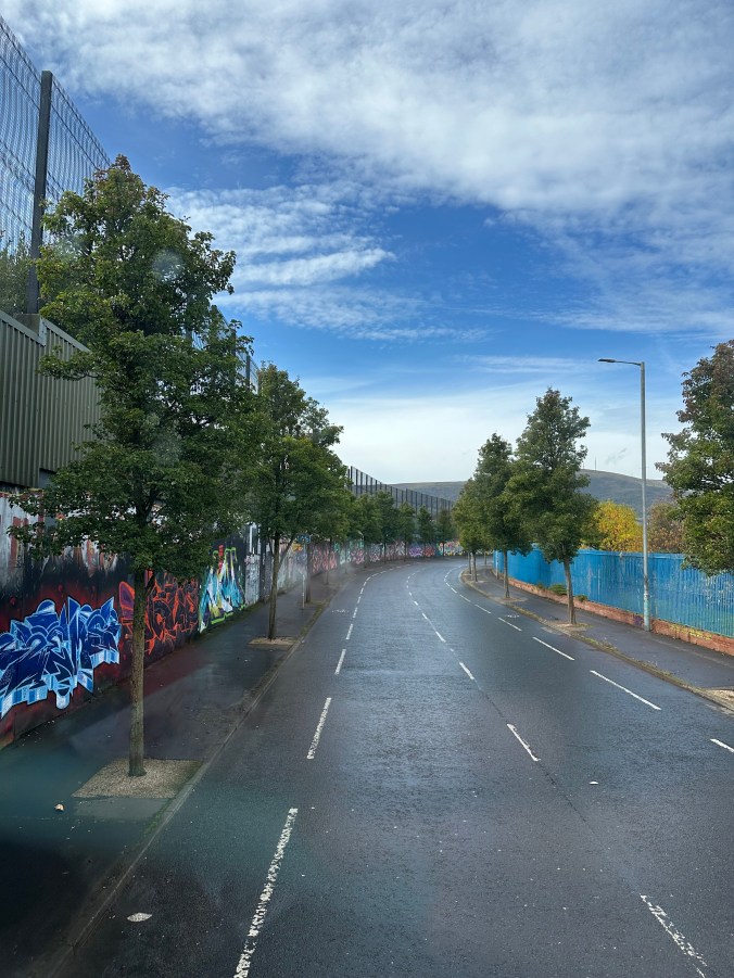 Peace Walls in Belfast, Northern Ireland
