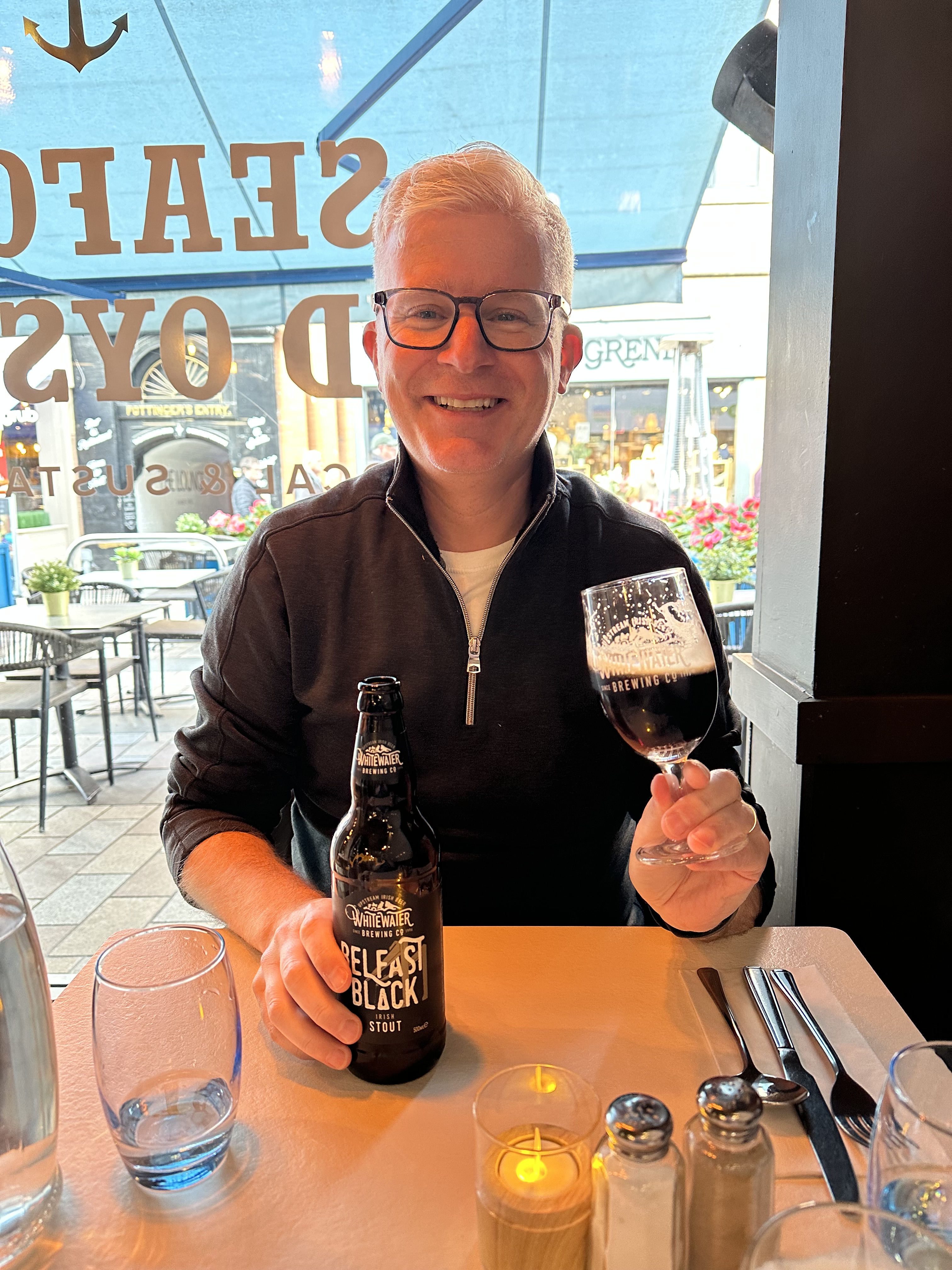 Lunch at Fish City in Belfast