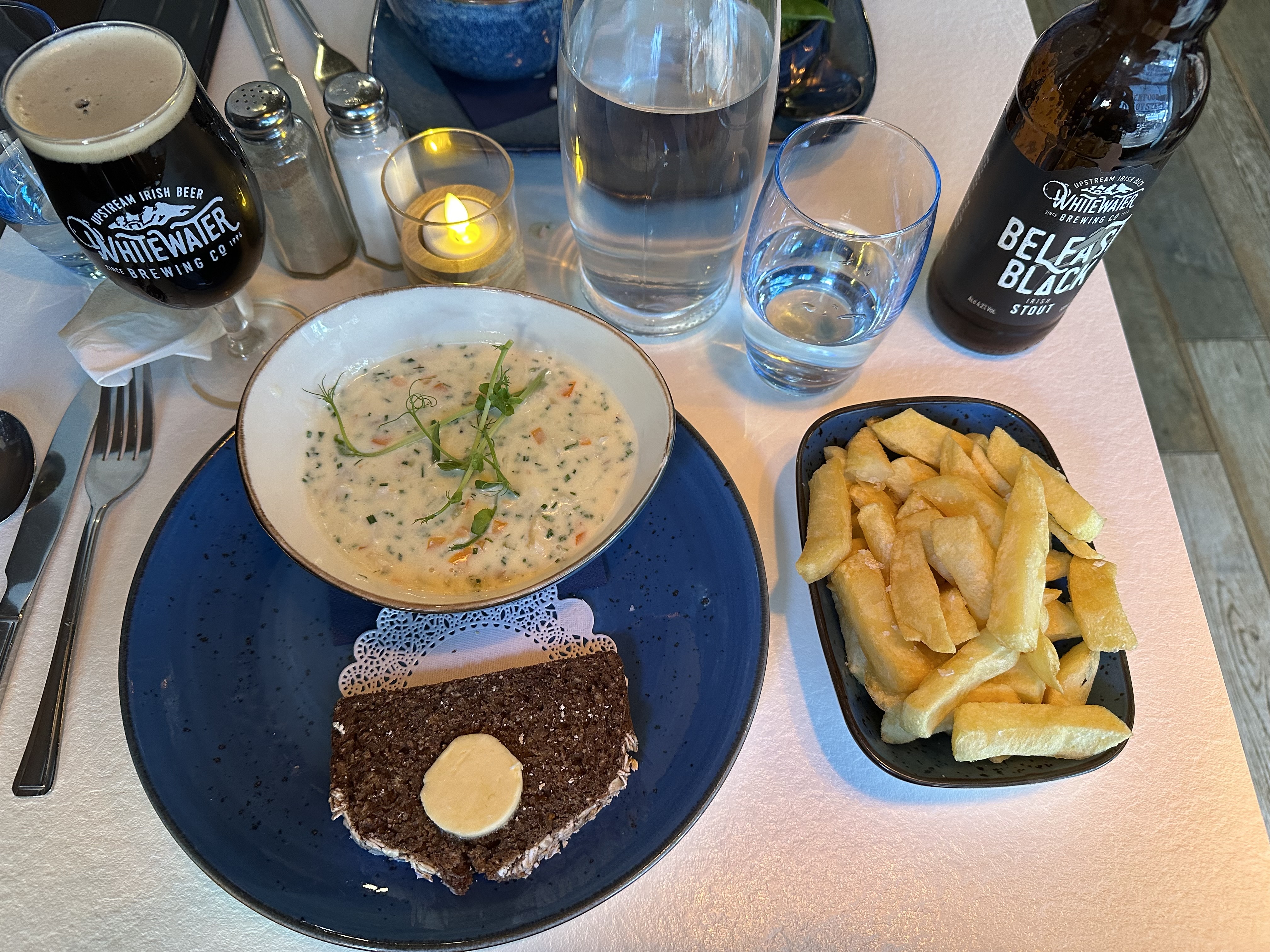 Lunch at Fish City in Belfast